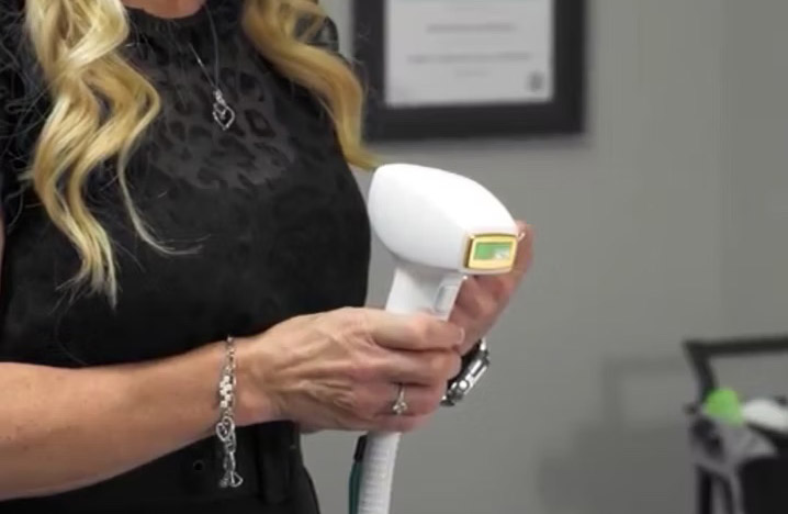 The Diolzae laser hair removal service laser in tuscola and abilene, tx